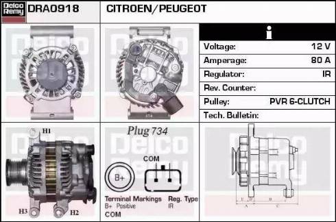 Remy DRA0918 - Alternatore autozon.pro