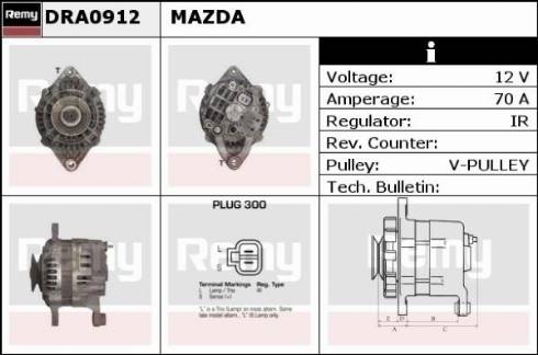 Remy DRA0912 - Alternatore autozon.pro