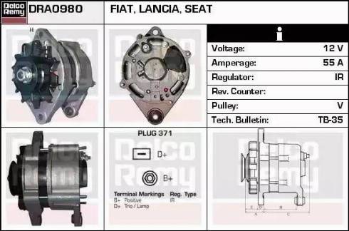 Remy DRA0980 - Alternatore autozon.pro