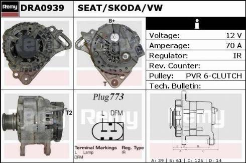 Remy DRA0939 - Alternatore autozon.pro