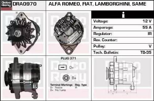 Remy DRA0970 - Alternatore autozon.pro