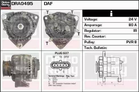 Remy DRA0495 - Alternatore autozon.pro