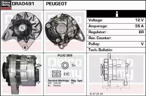 Remy DRA0491 - Alternatore autozon.pro