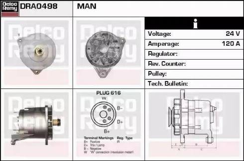 Remy DRA0498 - Alternatore autozon.pro