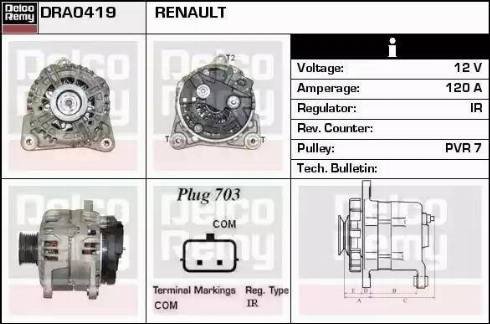 Remy DRA0419 - Alternatore autozon.pro