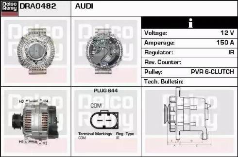 Remy DRA0482 - Alternatore autozon.pro