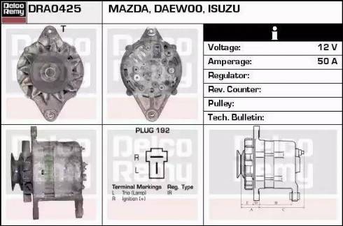 Remy DRA0425 - Alternatore autozon.pro