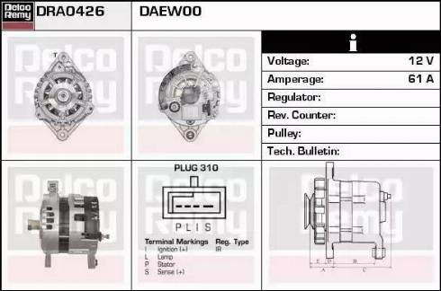 Remy DRA0426 - Alternatore autozon.pro