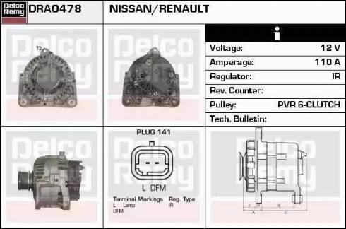 Remy DRA0478 - Alternatore autozon.pro