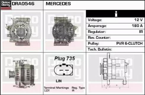 Remy DRA0546 - Alternatore autozon.pro