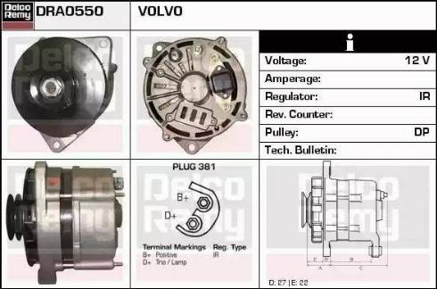 Remy DRA0550 - Alternatore autozon.pro