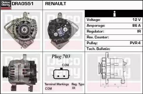 Remy DRA0551 - Alternatore autozon.pro