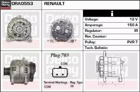 Remy DRA0553 - Alternatore autozon.pro