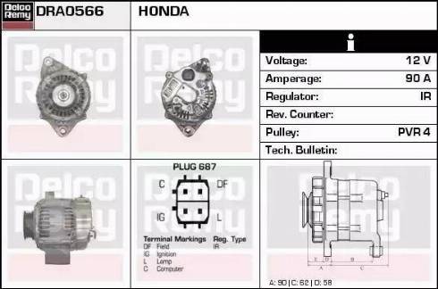 Remy DRA0566 - Alternatore autozon.pro