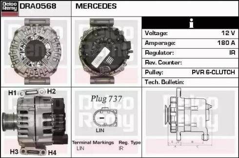 Remy DRA0568 - Alternatore autozon.pro