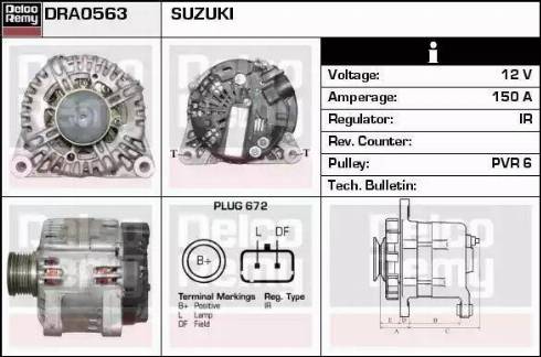 Remy DRA0563 - Alternatore autozon.pro