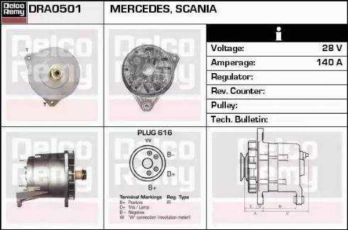 Remy DRA0501 - Alternatore autozon.pro