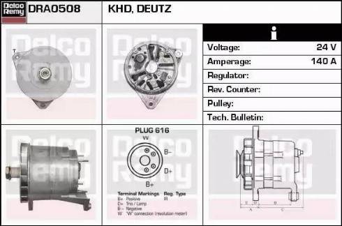 Remy DRA0508 - Alternatore autozon.pro