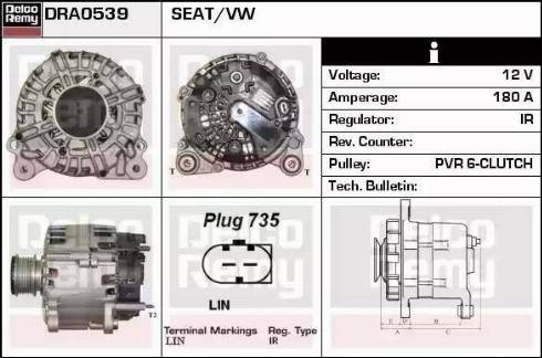 Remy DRA0539 - Alternatore autozon.pro