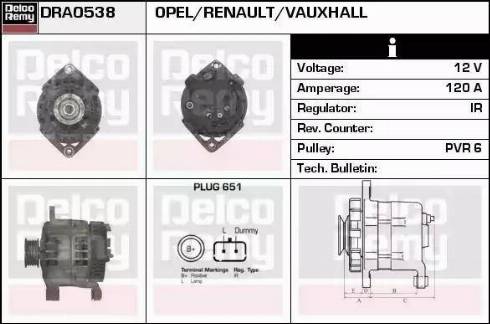 Remy DRA0538 - Alternatore autozon.pro