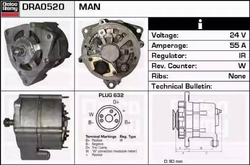 Remy DRA0520 - Alternatore autozon.pro