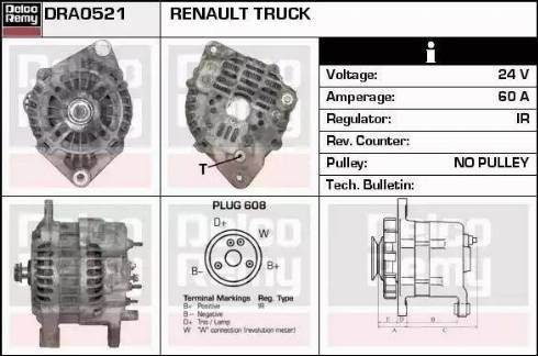 Remy DRA0521 - Alternatore autozon.pro