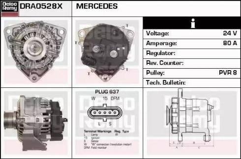 Remy DRA0528X - Alternatore autozon.pro