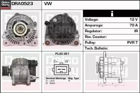 Remy DRA0523 - Alternatore autozon.pro