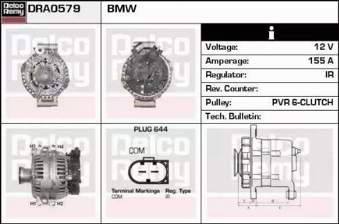 Remy DRA0579 - Alternatore autozon.pro