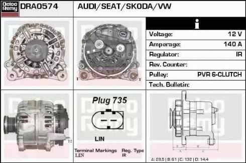 Remy DRA0574 - Alternatore autozon.pro