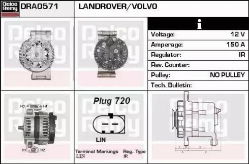 Remy DRA0571 - Alternatore autozon.pro