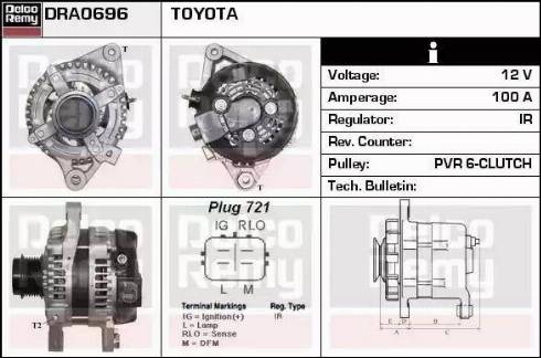 Remy DRA0696 - Alternatore autozon.pro