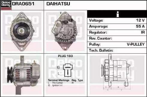 Remy DRA0651 - Alternatore autozon.pro