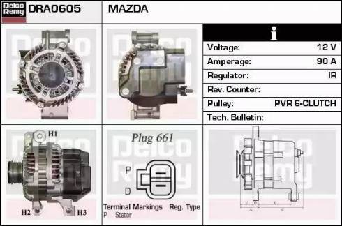 Remy DRA0605 - Alternatore autozon.pro