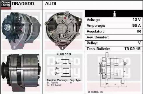 Remy DRA0600 - Alternatore autozon.pro