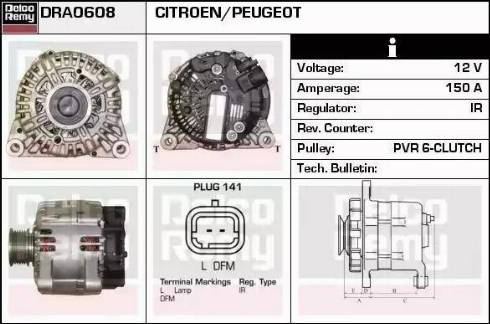 Remy DRA0608 - Alternatore autozon.pro