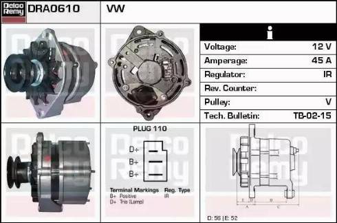 Remy DRA0610 - Alternatore autozon.pro