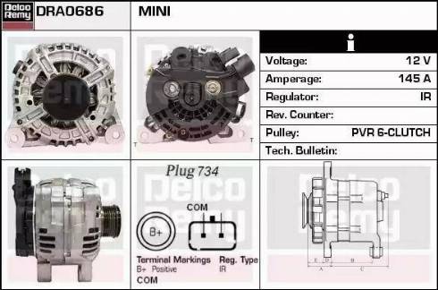 Remy DRA0686 - Alternatore autozon.pro