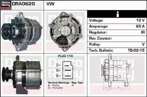 Remy DRA0620 - Alternatore autozon.pro