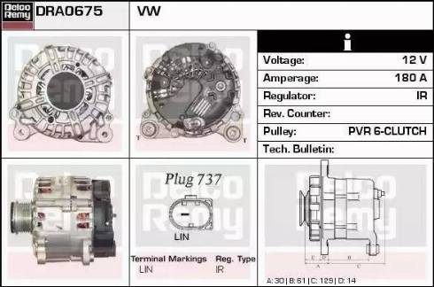 Remy DRA0675 - Alternatore autozon.pro