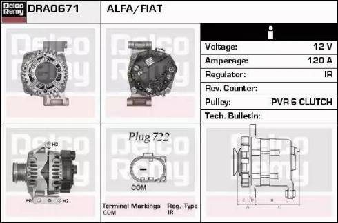 Remy DRA0671 - Alternatore autozon.pro