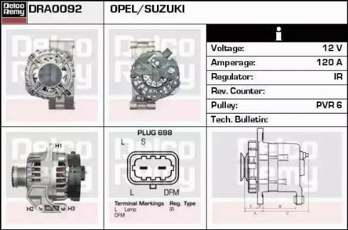 Remy DRA0092 - Alternatore autozon.pro