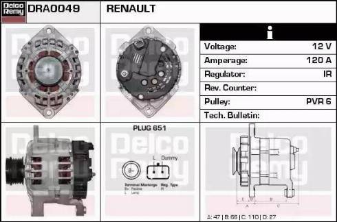 Remy DRA0049 - Alternatore autozon.pro