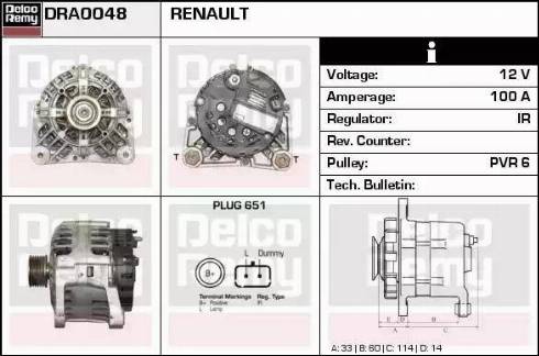 Remy DRA0048 - Alternatore autozon.pro