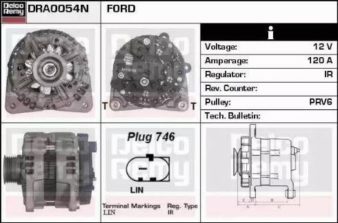 Remy DRA0054N - Alternatore autozon.pro