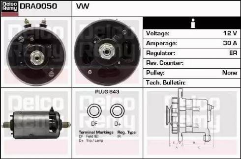 Remy DRA0050 - Alternatore autozon.pro