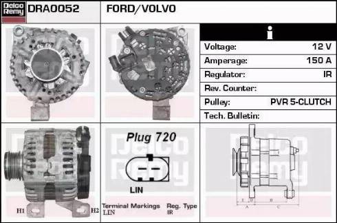 Remy DRA0052 - Alternatore autozon.pro