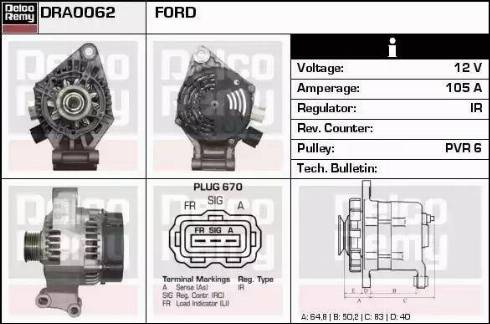 Remy DRA0062 - Alternatore autozon.pro