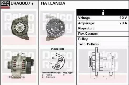 Remy DRA0007N - Alternatore autozon.pro