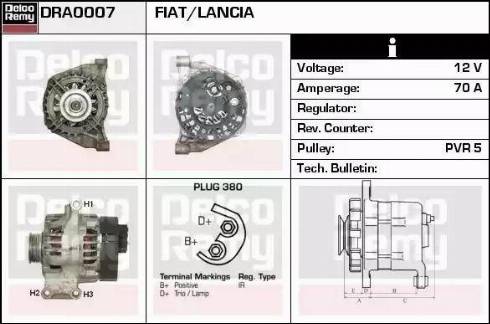 Remy DRA0007 - Alternatore autozon.pro